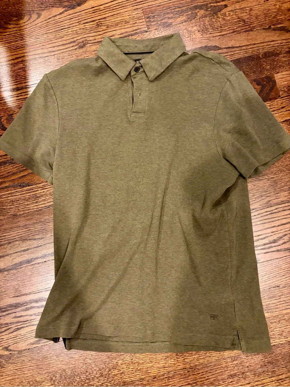 Banana Republic Men's Olive Polo Shirt